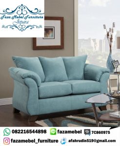 Kursi Tamu Sofa Warna Biru Terbaru